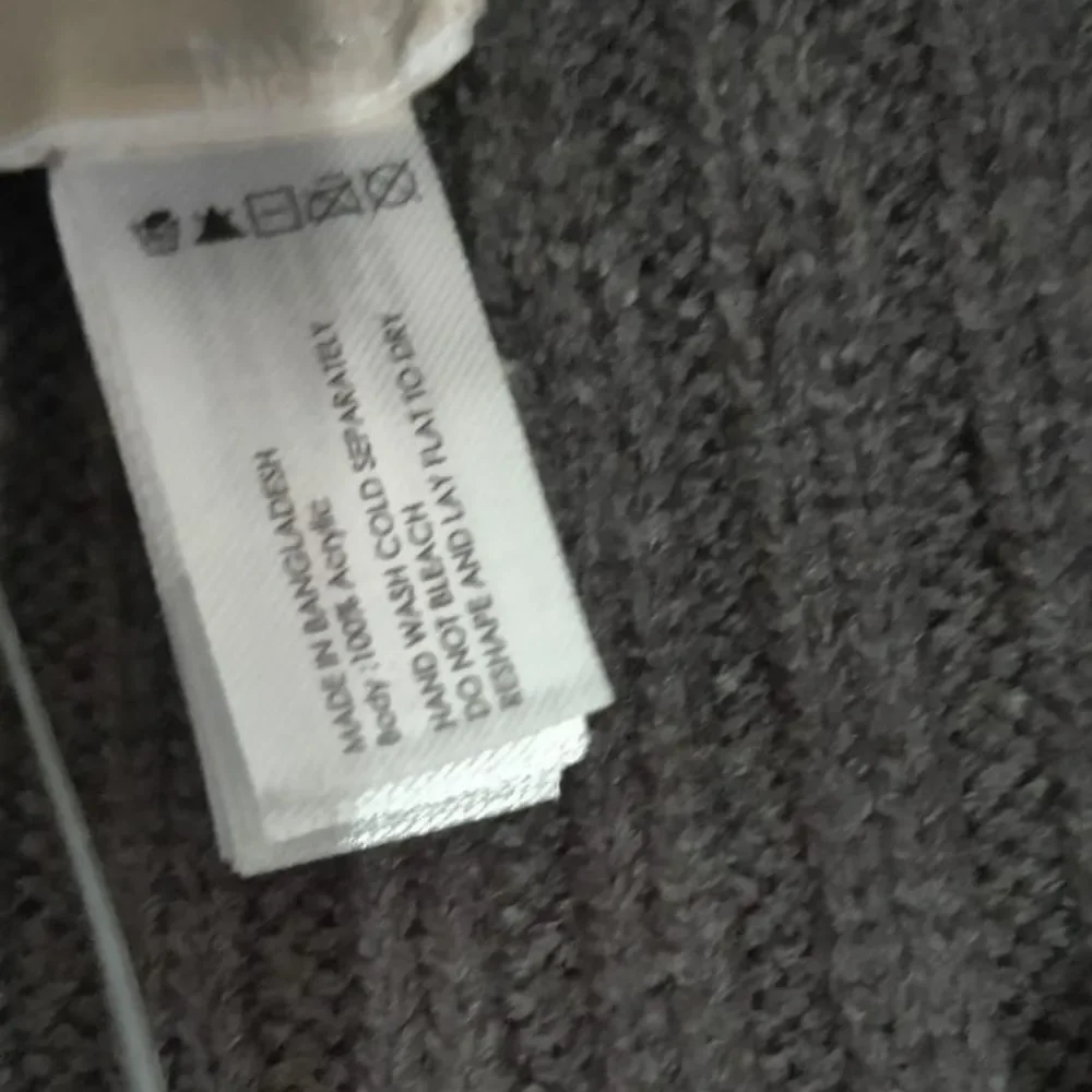NWT Michael Kors Charcoal Knit Poncho OS